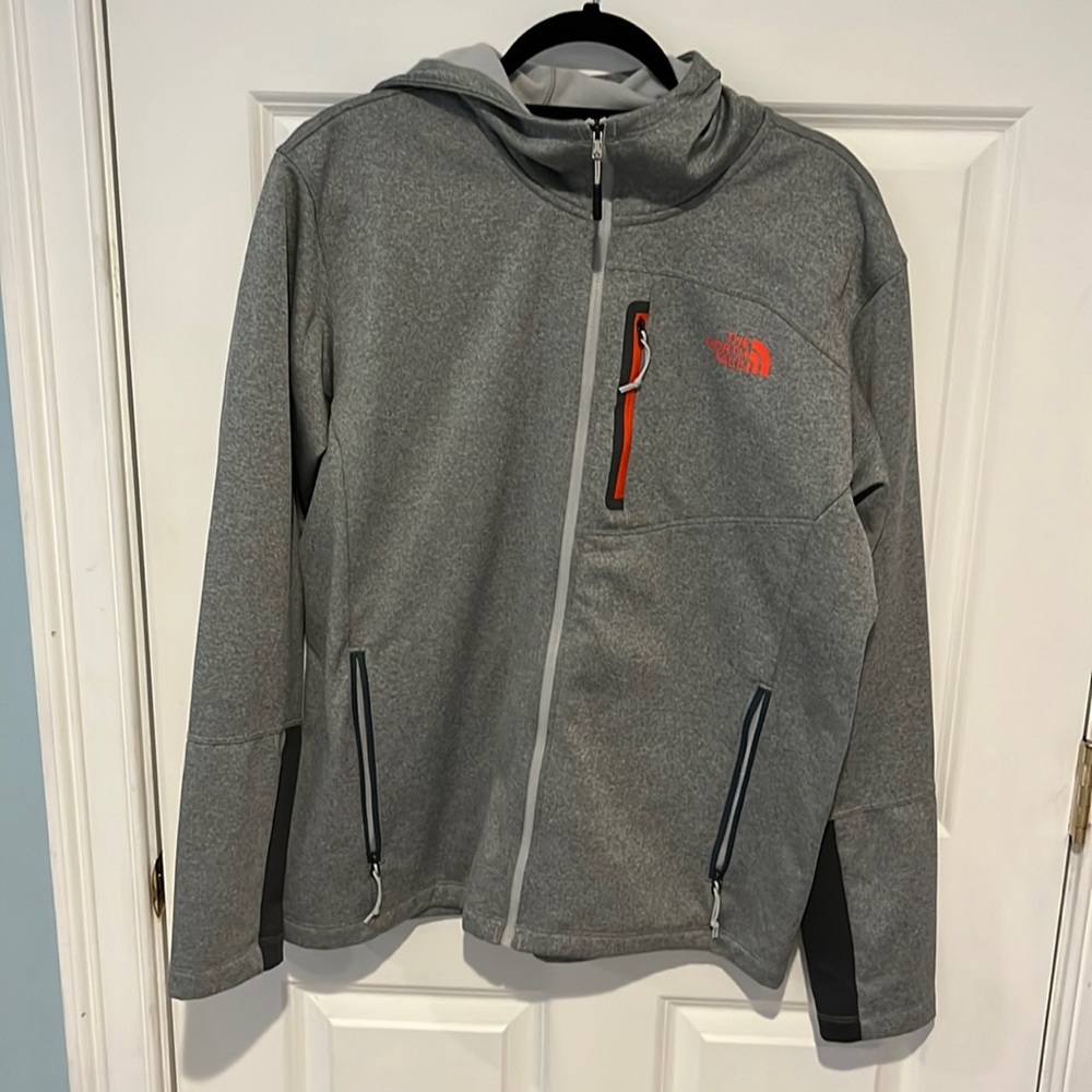Large North Face Zip up Performance Hoodie